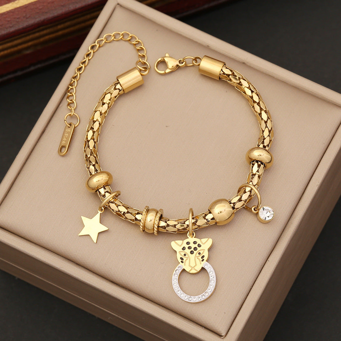 Eye Flower Elegant Bracelets Stainless Steel